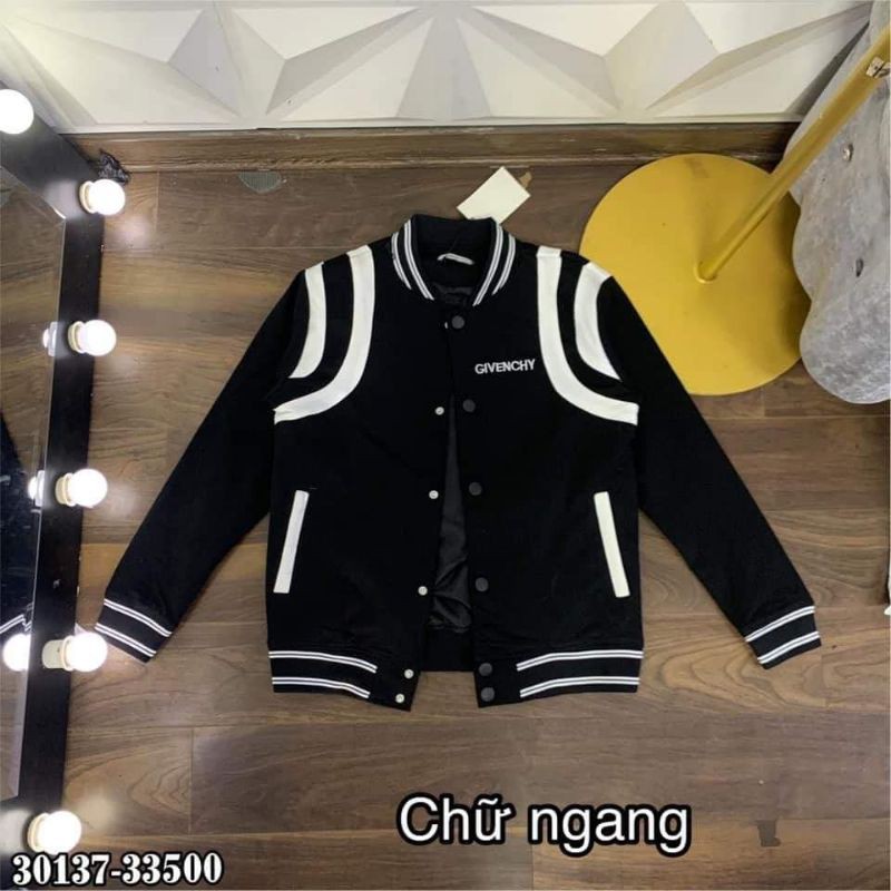 Áo bomber givenchy hàng tay vải