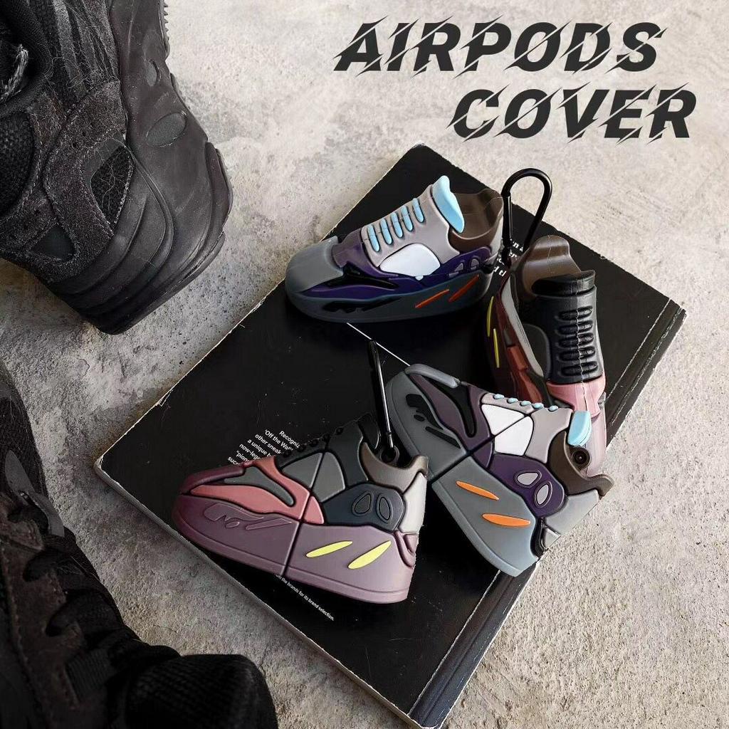 Vỏ Đựng Bảo Vệ Hộp Sạc Tai Nghe Airpods 1/ 2/ 3/ Pro Hình Chiếc Giày 3D