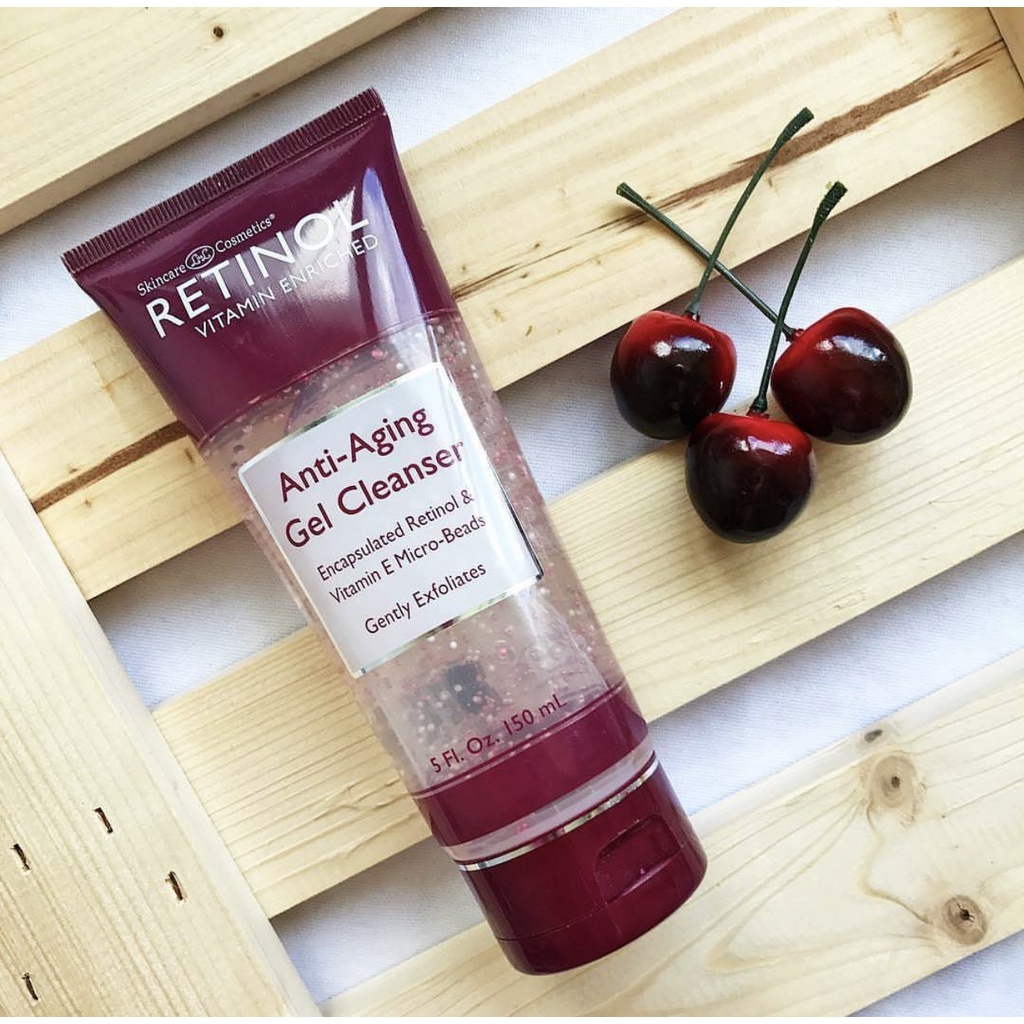 Gel rửa mặt Retinol sạch sâu, dưỡng da Retinol Anti-Aging Gel Cleanser