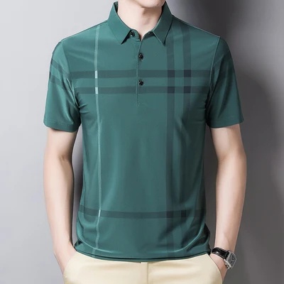 Áo polo Tay Ngắn Màu Sắc Thời Trang Phong Cách Cho Nam