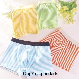 Quần sịp bé trai set 4 quần