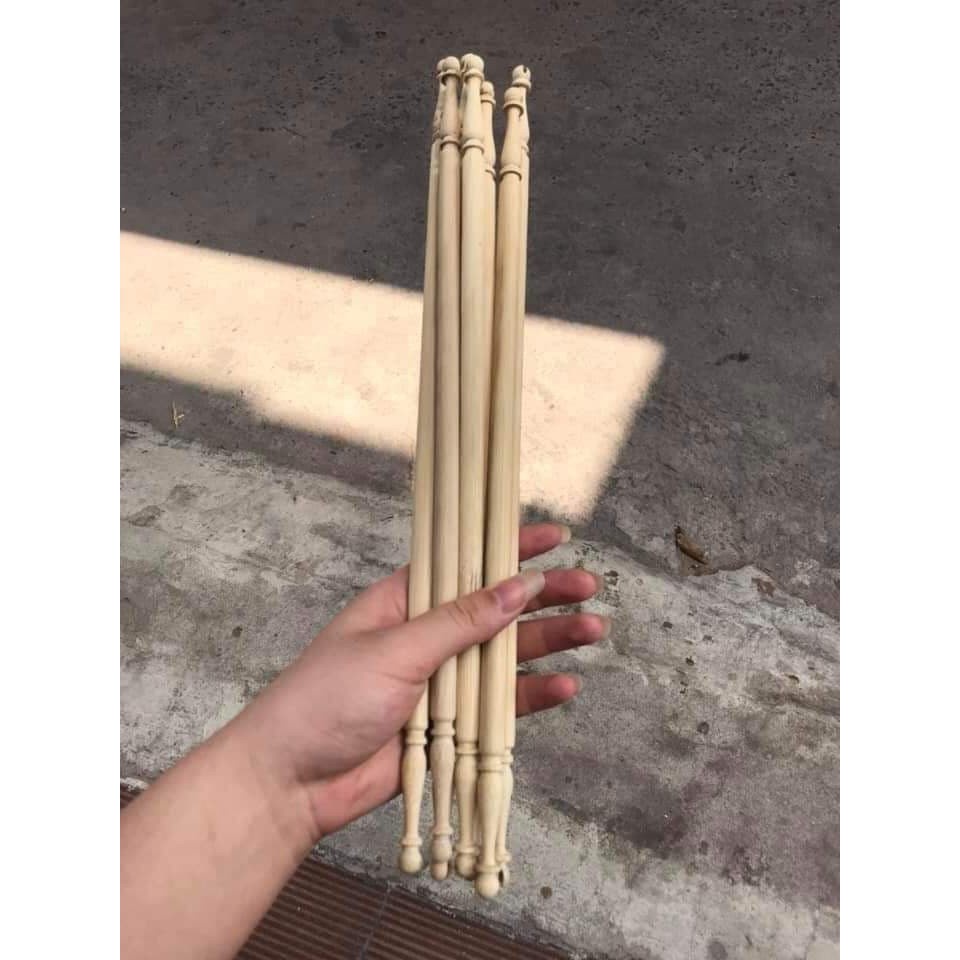 Cầu đứng Bamboo cầu thẳng tre lồng chào mào tiện 2 đầu đẹp, tỉ mỉ, chắc chắn siêu đẹp