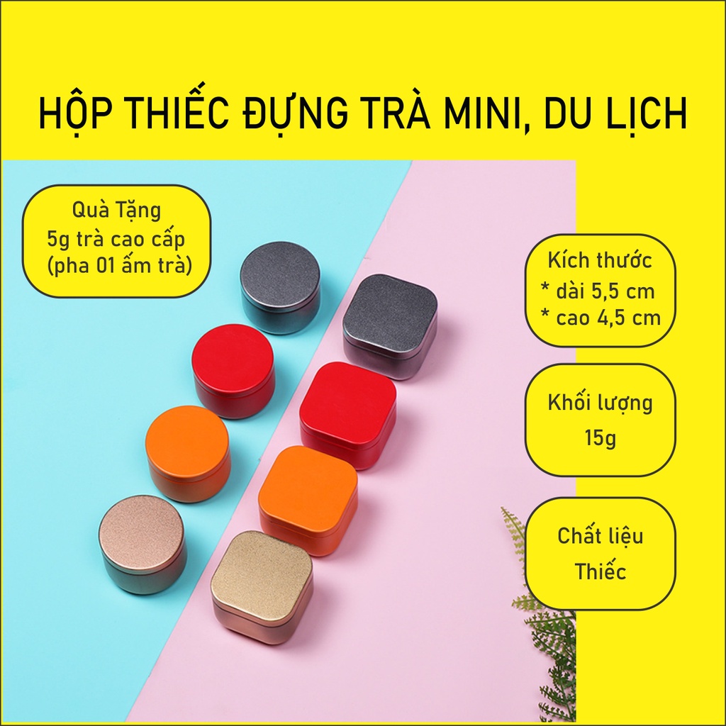 Hộp đựng trà hoa, đồ khô mini nhỏ gọn