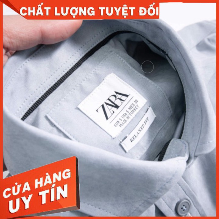 [Loại1] Áo sơ mi nam công sở ZARA TRƠN form Hàn Quốc vải Xuất Khẩu Hàn xịn cao cấp