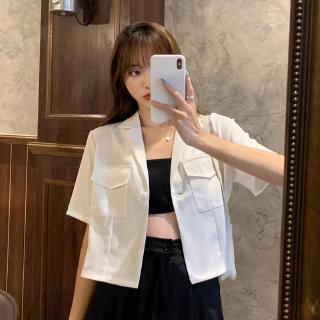 Áo Khoác Tay Lửng Phong Cách Hàn Quốc Dành Cho Nữ