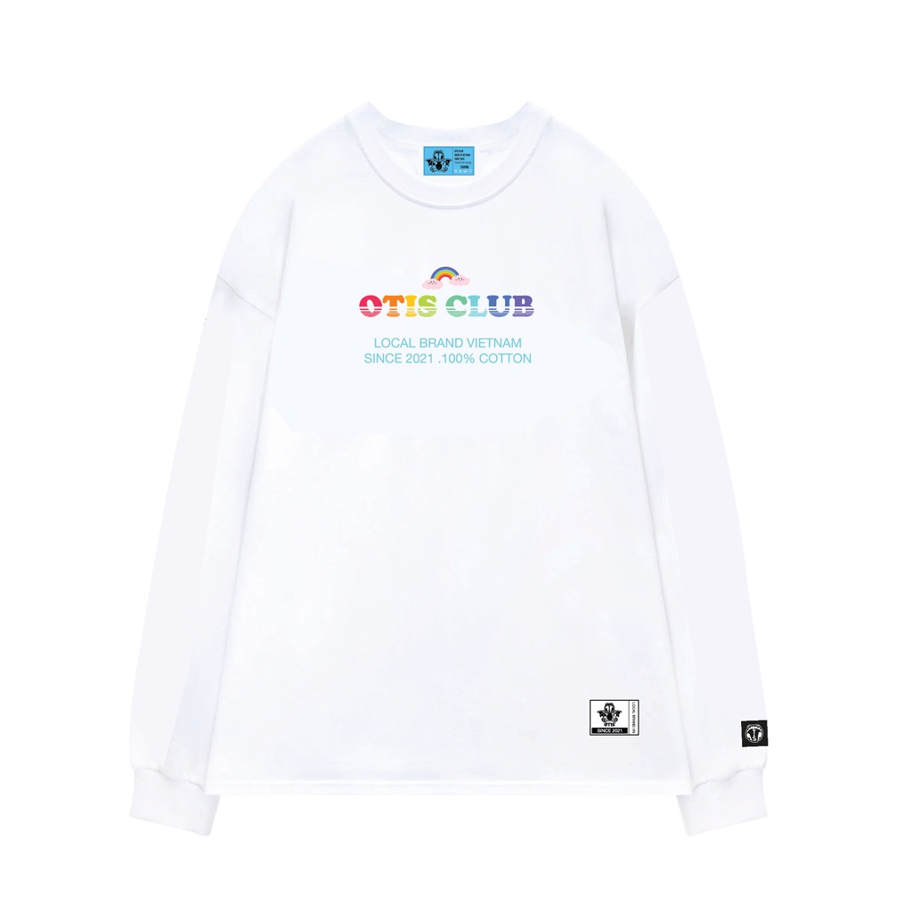 Áo thun tay dài Otis Club - Sweater Rainbow