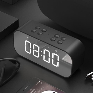 Loa bluetooth - đồng hồ led - báo thức - bt501