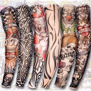 [50 MẪU] Combo 100 đôi bít tất tay tay hình xăm tatoo- bít tất tay tay hình săm chống nắng