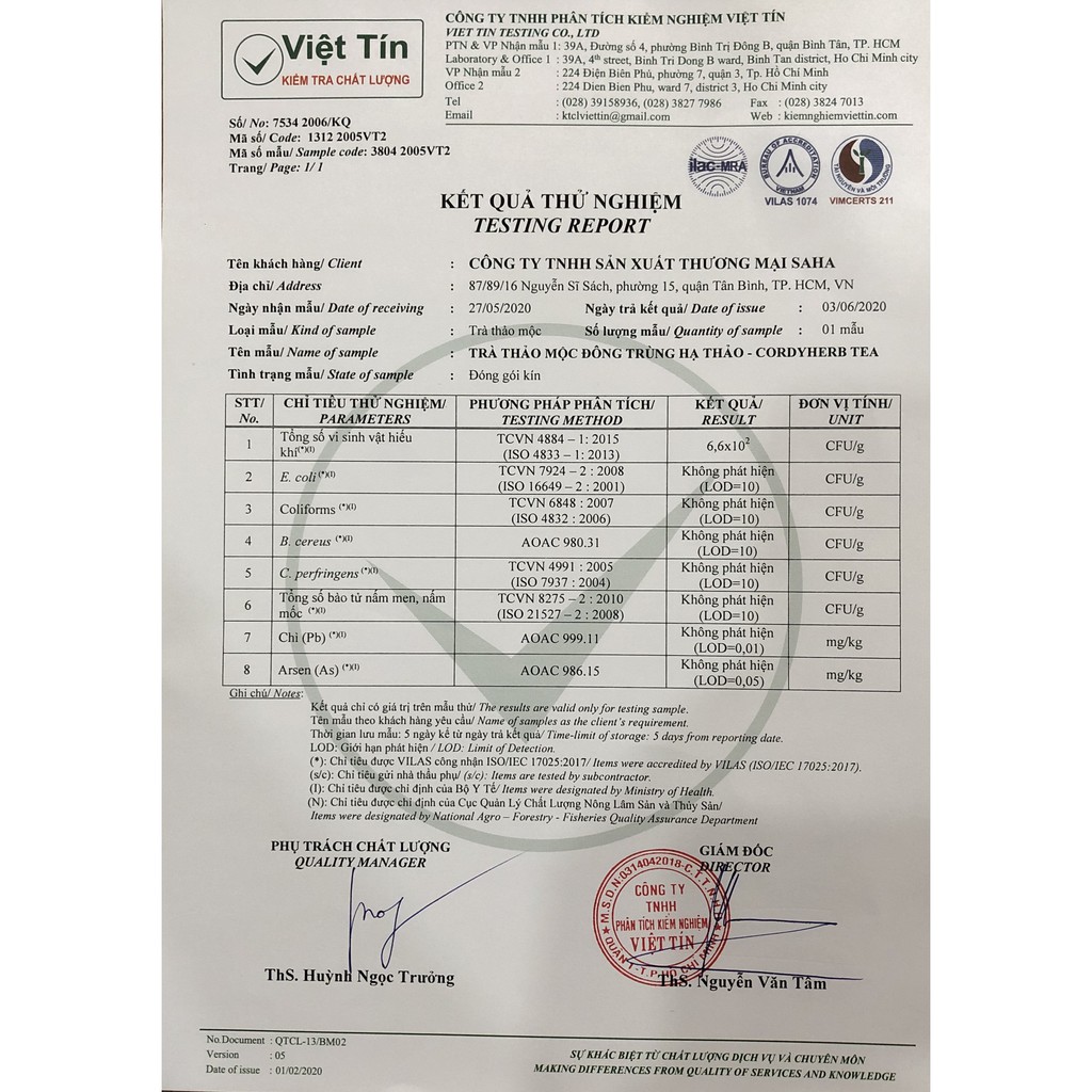 Trà Thảo Mộc Đông Trùng Hạ Thảo Saha Giúp Mát Gan An Thần Lưu Thông Máu Huyết Hộp 500g - Tặng Kèm Bình Nước Thủy Tinh