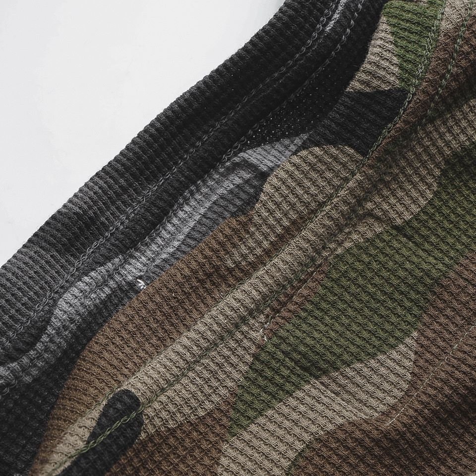 Áo Rằn Ri Cotton Tổ Ong Cổ Tròn Co Giãn Thoải Mái Thể Thao Năng Động