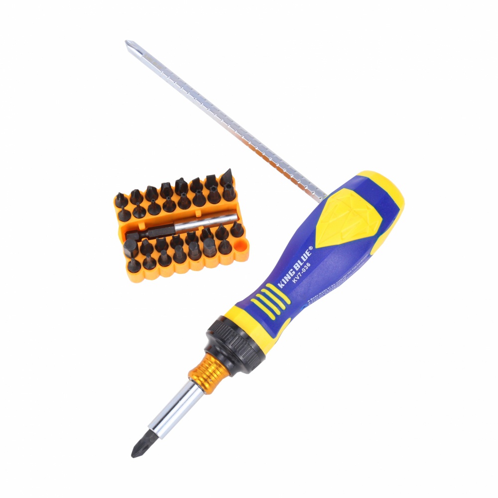 [CHÍNH HÃNG] Bộ Tuốc Nơ Vít Đa Năng Cao Cấp 36,113 Chi Tiết King Blue