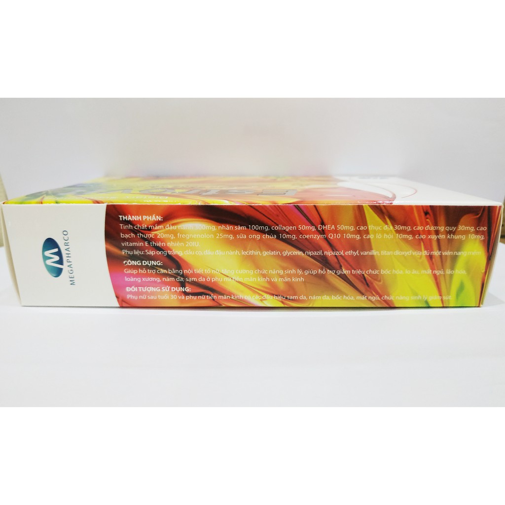 VIÊN UỐNG CÂN BẰNG NỘI TIẾT TỐ NỮ - GÌN GIỮ NÉT XUÂN - KHÔNG LO BỐC HỎA, MẤT NGỦ, NÁM DA, SẠM DA - ESTROVIT -HỘP 30 VIÊN