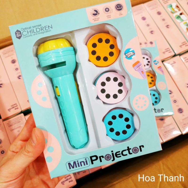 ĐỒ CHƠI ĐÈN PIN CHIẾU BÓNG CAO CẤP, 80 hình siêu nét kích thích phát triển thị giác