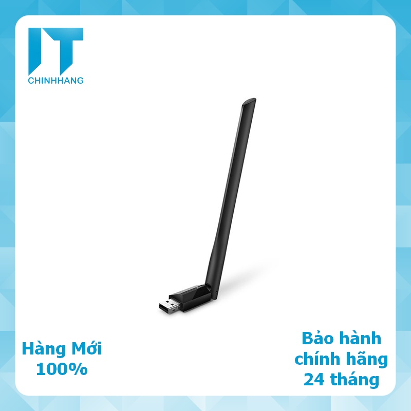 USB Wifi TP-Link Archer T2U Plus Công Suất Cao AC600 - Hàng Chính Hãng