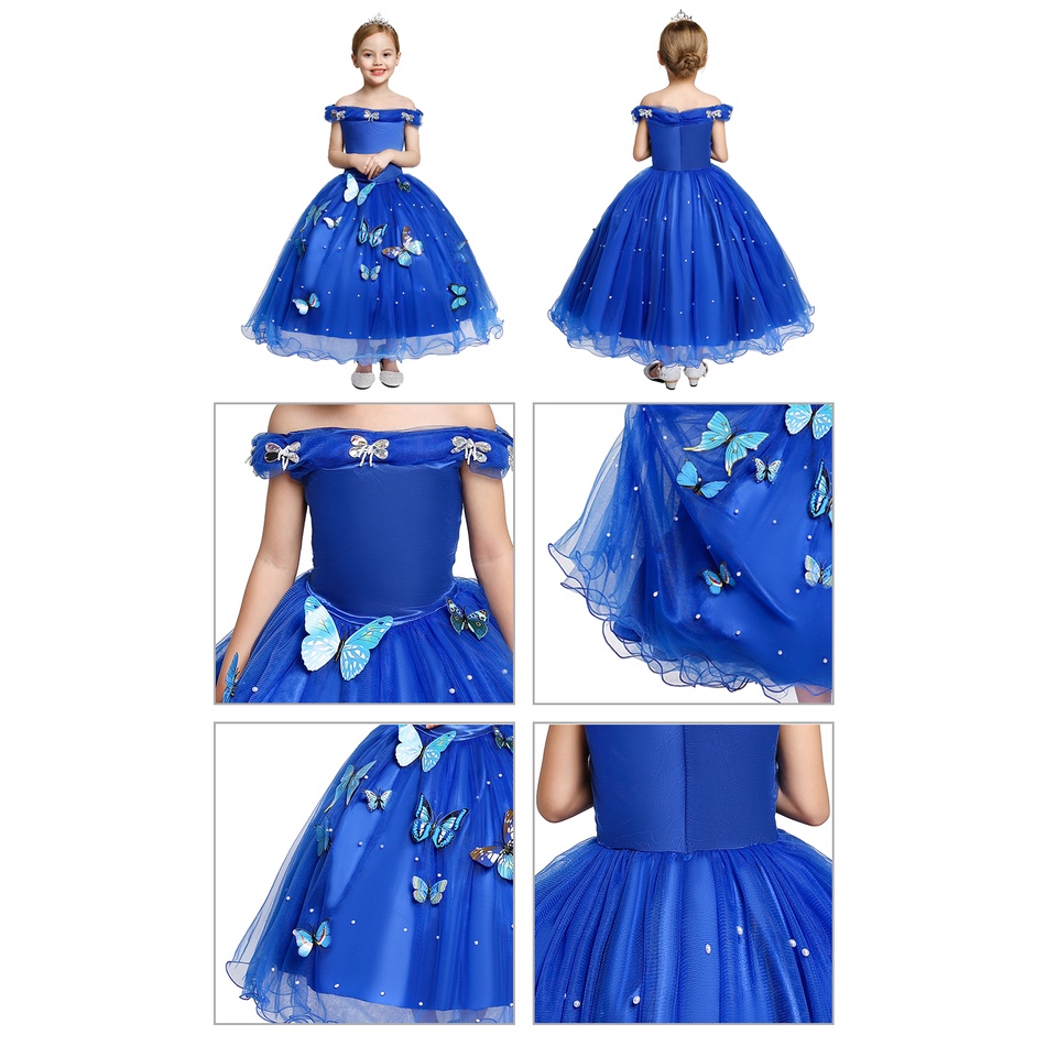 Đầm Công Chúa Hóa Trang Công Chúa Lọ Lem Cho Bé Gái