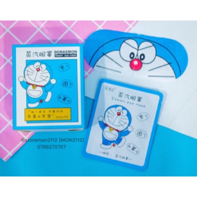 EYE MASK MẶT NẠ MẮT HƠI NÓNG THƯ GIÃN DORAEMON DOREMON | BigBuy360 - bigbuy360.vn
