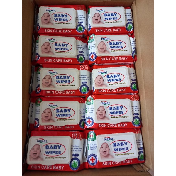 [Quà tặng] Khăn ướt Baby Wipes hương dịu nhẹ, an toàn cho da