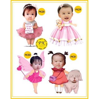 Chibi sinh nhật cho cho bé gái