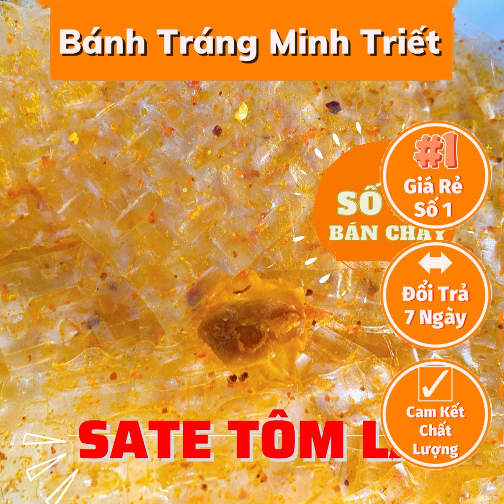 Bánh tráng sate tôm lá Tây Ninh