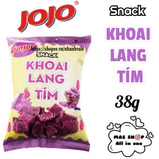 Bánh Snack JOJO® vị KHOAI LANG TÍM gói 38g