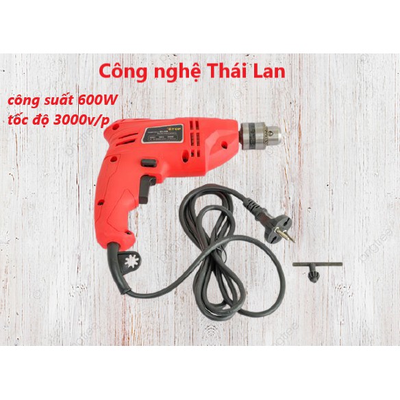 Máy khoan điện nhỏ gọn dùng gia đình ETOP XH10BS -600W