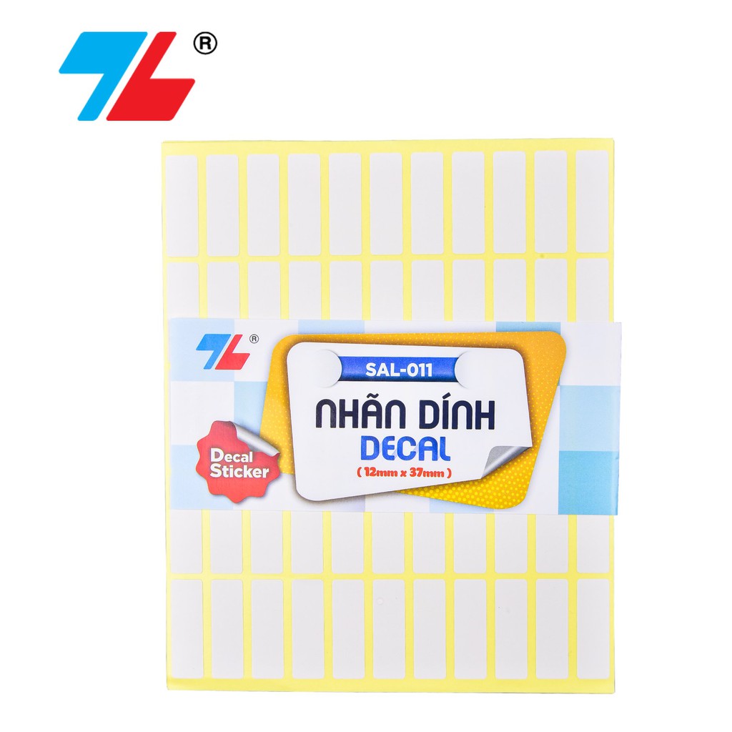Bộ nhãn dính decal Thiên Long nhiều kích cỡ đa dạng SAL-005/SAL-006/SAL-009/SAL-010/SAL-011/SAL-013/SAL-016/SAL-019