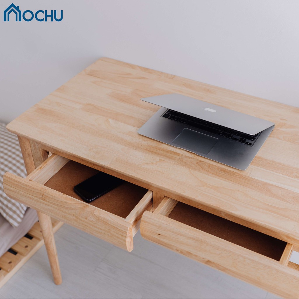 Bộ Bàn Ghế Làm Việc OCHU - B Table Combo - Natural