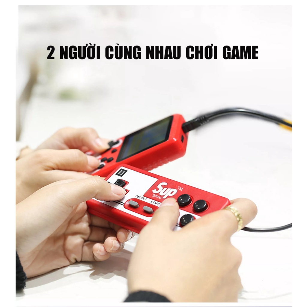 Máy Chơi Game Sup 400 ,Hỗ Trợ 2 Người Chơi , Nạp năng lượng theo chu kỳ ,kết nối với TV,Màn hình rộng 3 inch -Bảo Hành