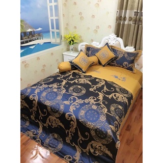 SET GẤM LỤA COTTON CAO CẤP 7 MÓN (GẠT SANG TRÁI ĐỂ XEM THÊM MẪU )