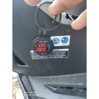 Sạc nhanh gắn xe máy(Quickcharge 3.0)