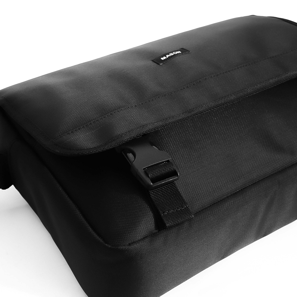 Túi đeo chéo nam nữ unisex đựng Laptop 14 inch Messenge Bag vải Oxford nhập khẩu chống thấm nước thương hiệu Mason - M27