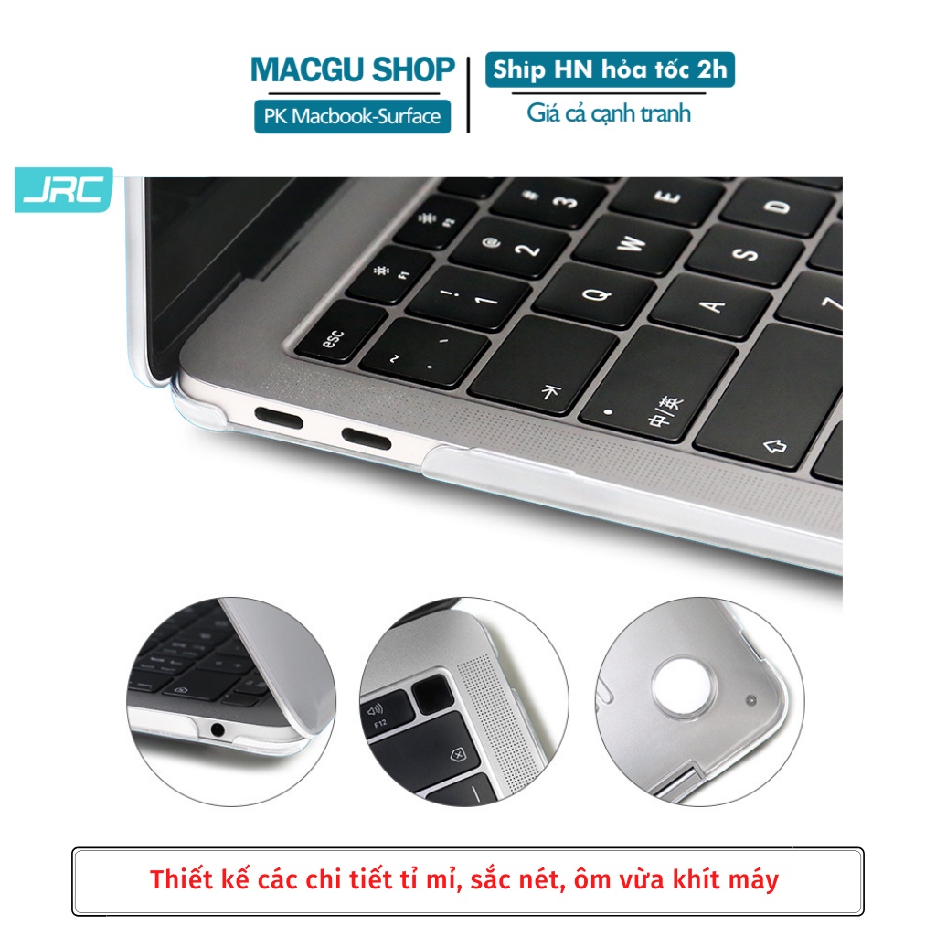 Ốp Macbook SIÊU MỎNG Trong Suốt Chính Hãng JRC cho macbook-Chống Va Đập Tốt