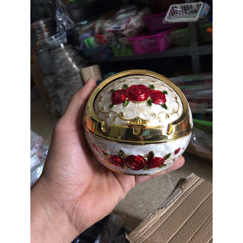 Gạt tàn thuốc lá hình tròn ốc cao cấp(kèm ảnh thật)