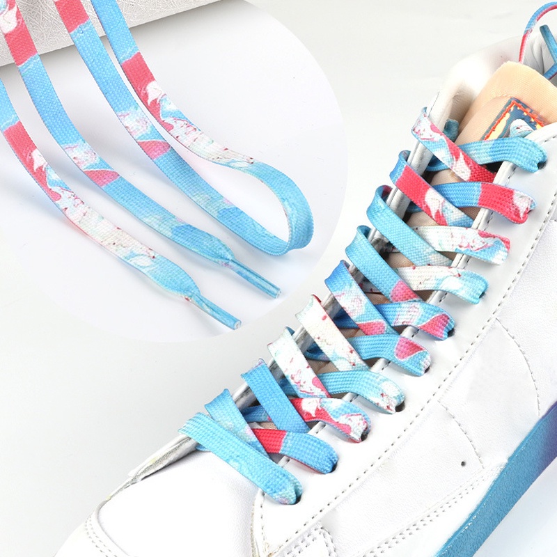Dây giày co giãn nhuộm màu độc đáo thời trang