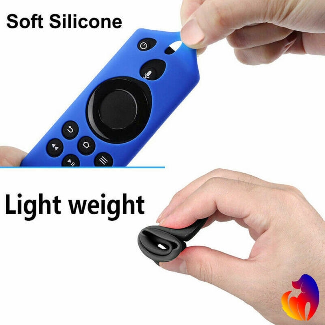 Blackhole Ốp silicon mềm bảo vệ remote TV Amazon Fire