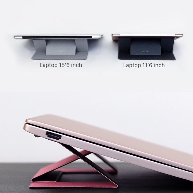 [chính hãng Moft ] Đế nâng tản nhiệt laptop Macbook Moft laptop stand siêu mỏng có thể gấp gọn | BigBuy360 - bigbuy360.vn