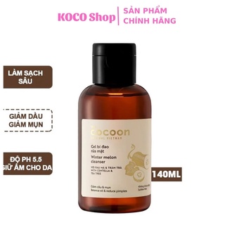 Gel Bí Đao Rửa Mặt Cocoon Winter Melon Cleanser 140ml