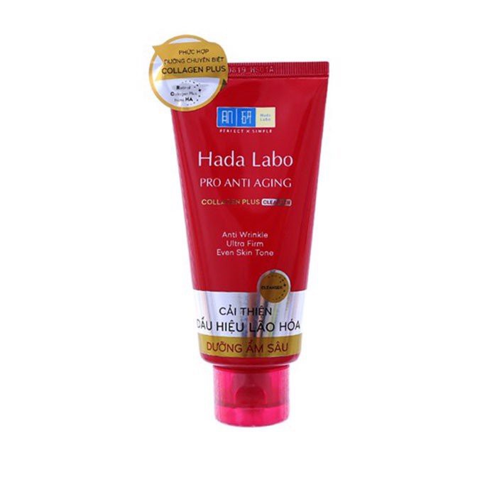 Kem rửa mặt dưỡng chuyên biệt chống lão hóa Hada Labo Pro Anti Aging Cleanser (hộp 80g)