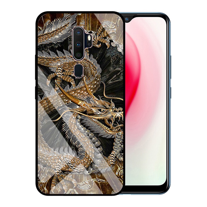 &quot;Ốp lưng Oppo A5 2020 &quot; Mặt kính 3D sang trọng_Không Nhòe, Không Phai Hình ( Tim shop )