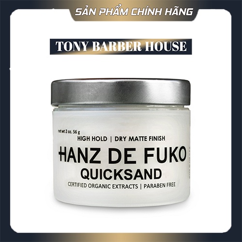 [Mã 254FMCGSALE giảm 8% đơn 500K] Sáp vuốt tóc Hanz De Fuko Quicksand 59ml