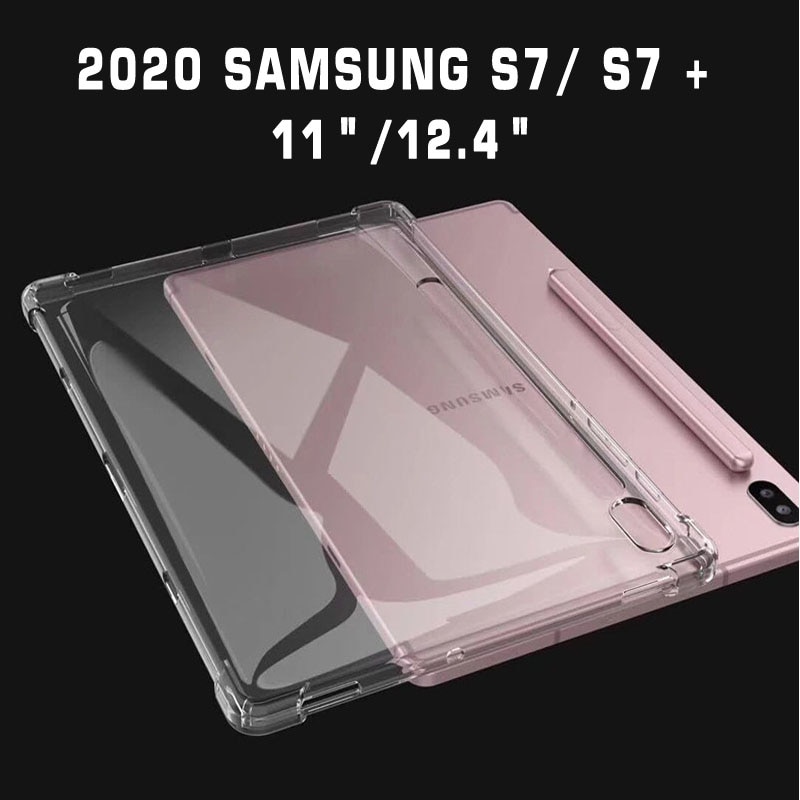 SAMSUNG Ốp Lưng Tpu Trong Suốt Cho Samsung Galaxy Tab S7 11 Plus 12.4 2020 Sm-T970 T975 T870 T875