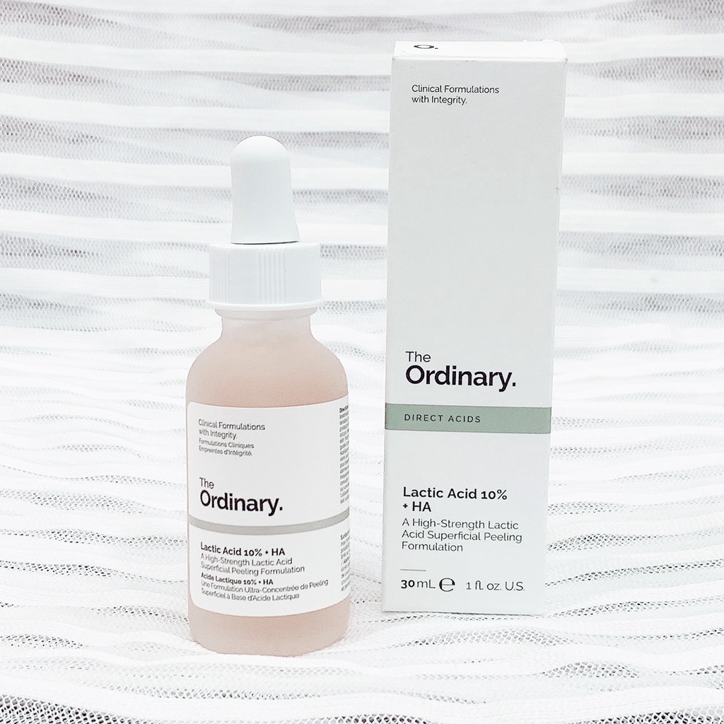 Tẩy da chết hóa học Lactic Acid + HA - The Ordinary