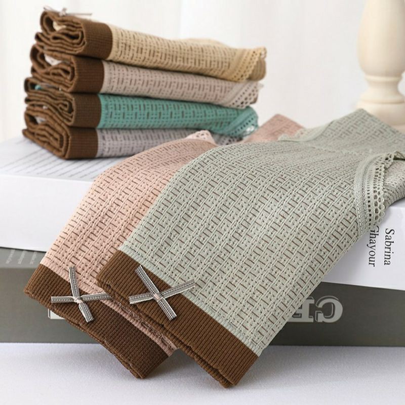 Quần Lót Nữ Cotton❤FREESHIP❤Quần Lót Cotton Đính Nơ Viền Ren Siêu Co Giãn_Mã 6828 | BigBuy360 - bigbuy360.vn