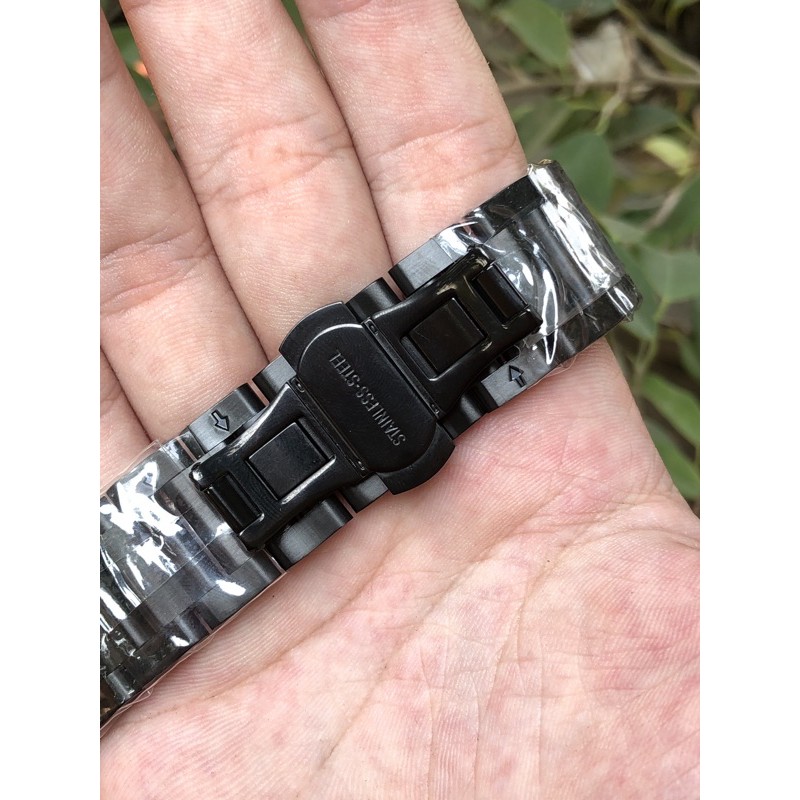 DÂY ĐEO ĐỒNG HỒ THÉP KHÔNG GỈ 20MM| TICWATCH 2, GEAR S2, AMAZFIT BIP, HUAWEI WATCH 2 SPORT + CHỐT THÔNG MINH