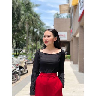 Áo thun đen tay dài