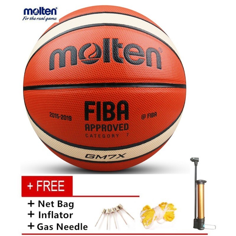 Bóng Rổ Molten GM7X Số 7 Bằng Da PU Luyện Tập Bóng Rổ