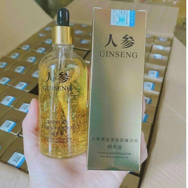 Serum nhân sâm vàng 24k tái tạo da GinSeng