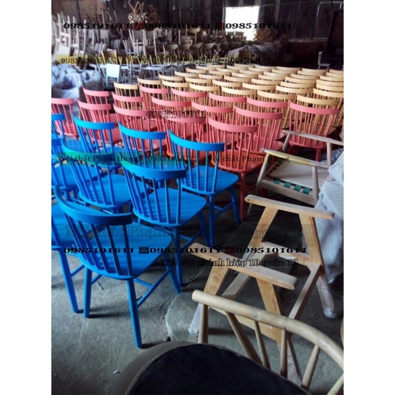 Ghế 7 nan cafe giá rẻ ghế song tiện