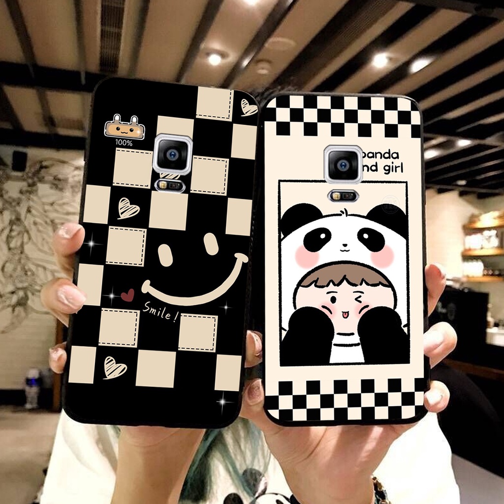 Ốp lưng Samsung Galaxy NOTE 4 in hình cao cấp mẫu kẻ caro,mikenbe@r siêu hot