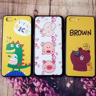 Ốp lưng Oppo A3s Viền dẻo hình 4D dễ thương